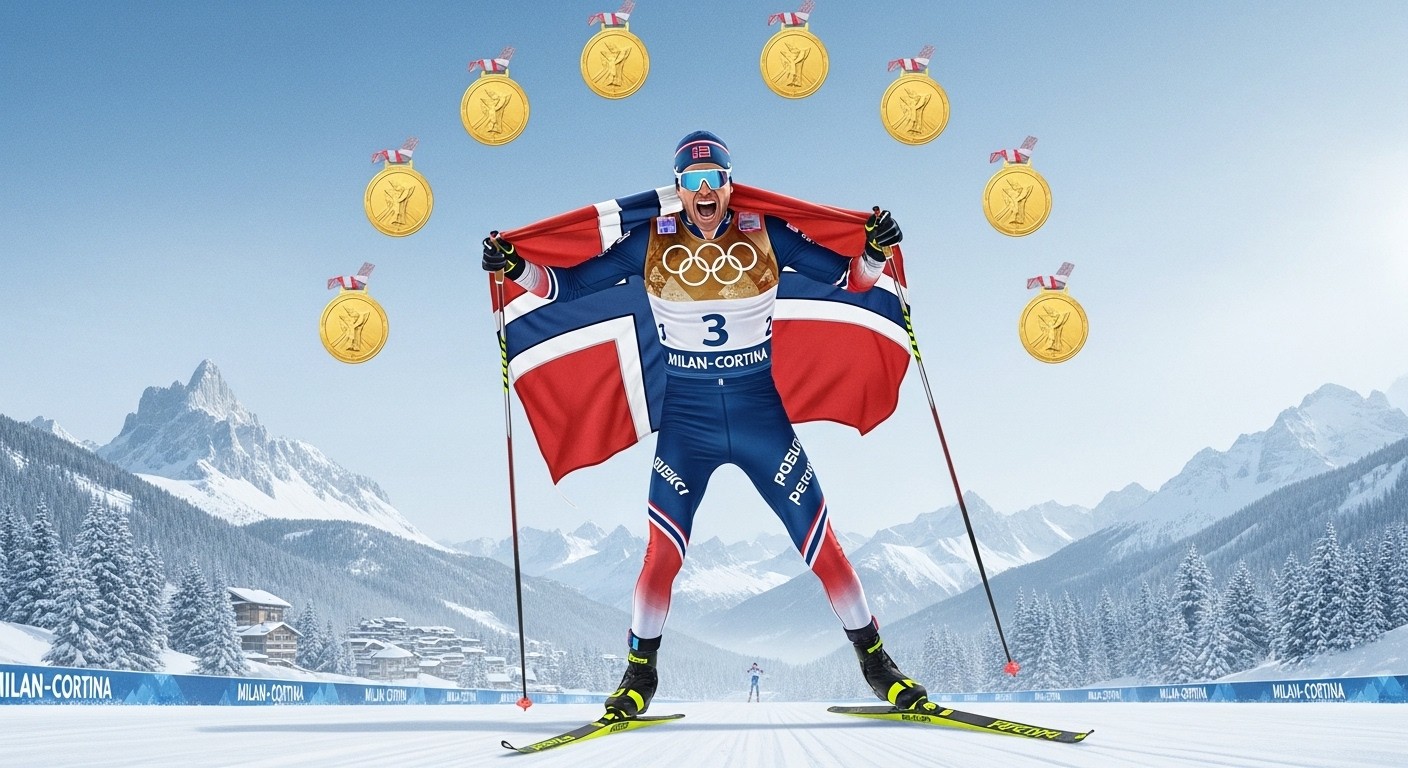 Découvrez comment Johannes Klæbo est devenu l'athlète le plus titré des JO d'hiver avec 9 médailles d'or. Exploit monumental au relais et vers un sextuplé ?