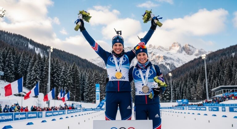 JO 2026 : Julia Simon Or, Lou Jeanmonnot Argent en Biathlon