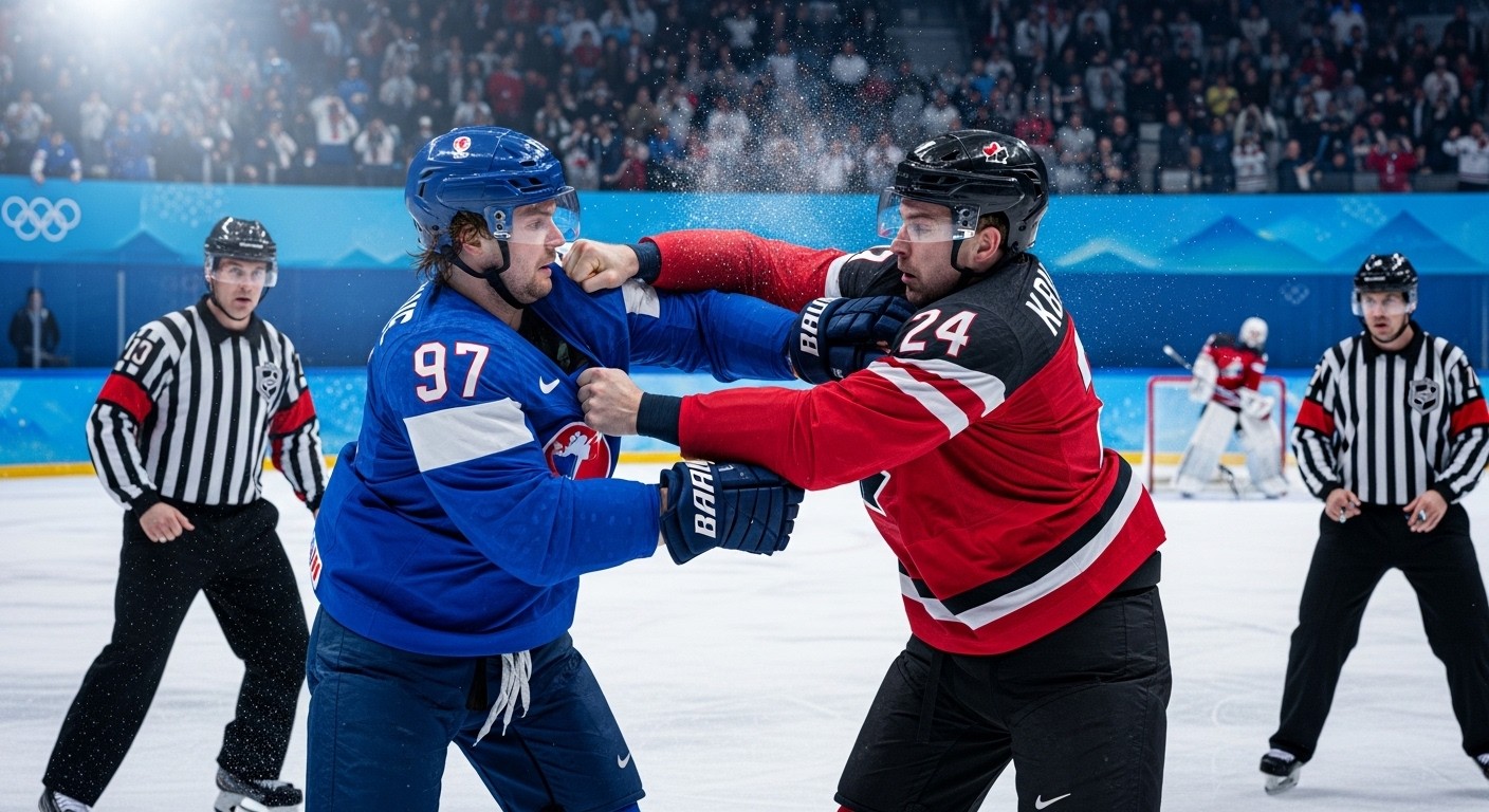 Découvrez les dessous de l'altercation entre Pierre Crinon et Tom Wilson aux JO 2026. Expulsion, convocation par la fédération et suspension : un incident qui fait débat dans le hockey tricolore.