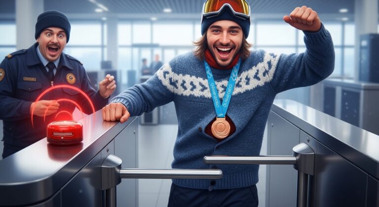 JO 2026 : La Blague Hilarante d’un Médaillé Bulgare à l’Aéroport