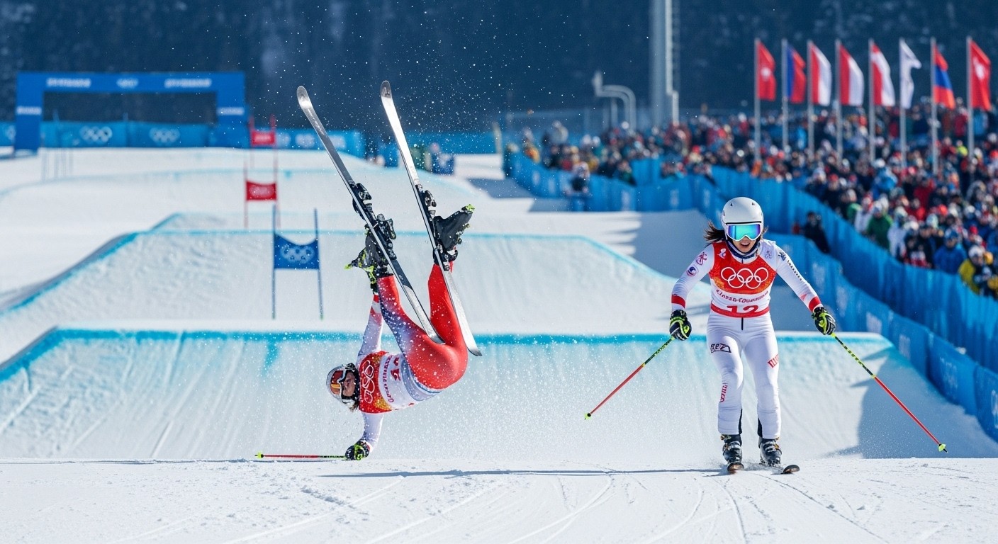 Découvrez comment la skieuse japonaise Makiko Arai a chuté en qualifications de ski cross aux JO 2026, perdu ses skis et franchi la ligne à pied. Une image marquante qui relance le débat sur la piste.