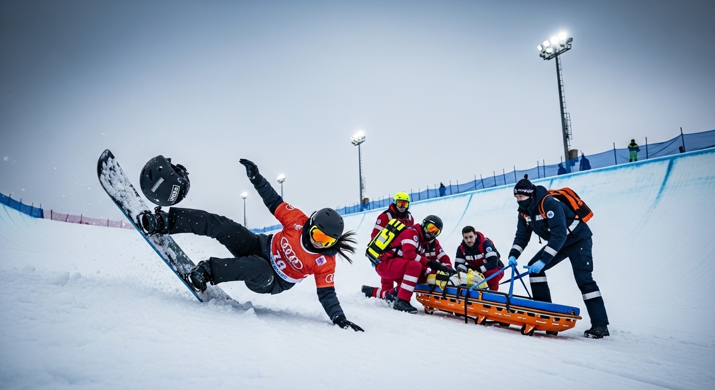 Terrible chute de Liu Jiayu aux JO d'hiver 2026 en snowboard half-pipe : inconsciente de longues minutes, la Chinoise évacuée. État de santé, parcours et risques du sport.