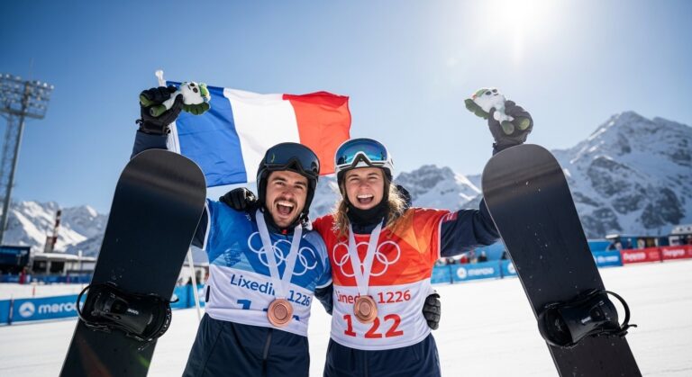 JO 2026 : Le Bronze de Casta et Bozzolo Sauve le Snowboardcross Français