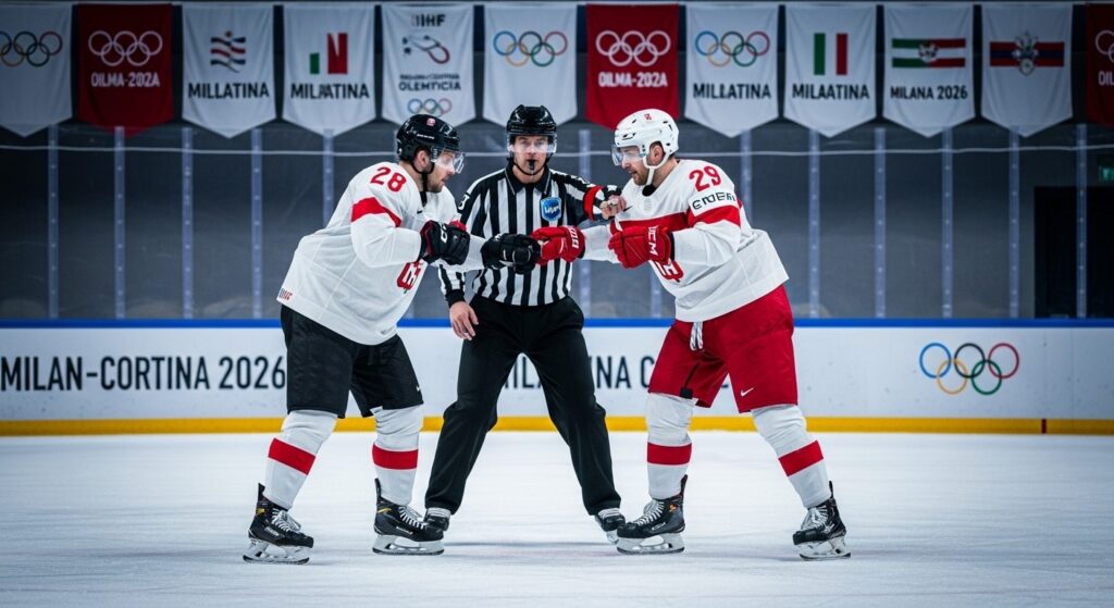 JO 2026 : Les Bagarres en Hockey sur Glace Sont-Elles Autorisées ?