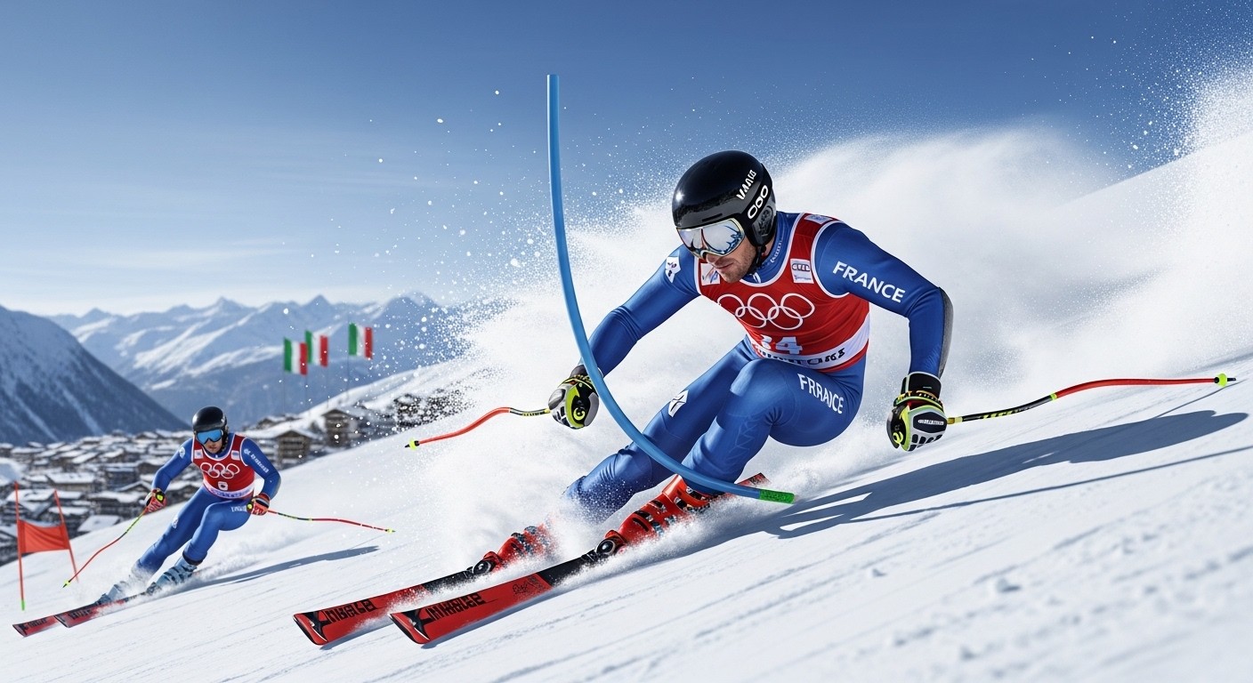 Clément Noël et Nils Allègre peuvent-ils décrocher l’or ou le bronze en combiné par équipes aux JO d’hiver 2026 ? Analyse complète des chances françaises après la descente.