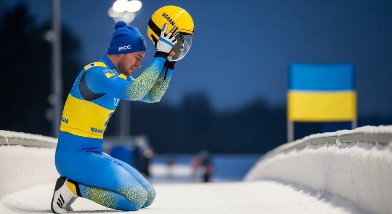 JO 2026 : L&rsquo;Hommage Puissant des Lugeurs Ukrainiens à Leur Camarade Disqualifié