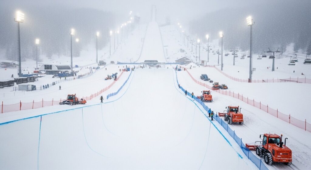 JO 2026 Livigno : Neige Abondante et Reports Massifs