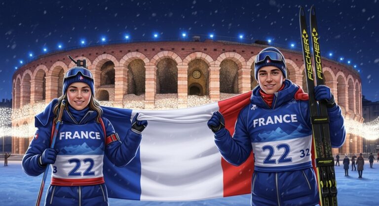 JO 2026 : Lou Jeanmonnot et Mathis Desloges Porte-Drapeaux