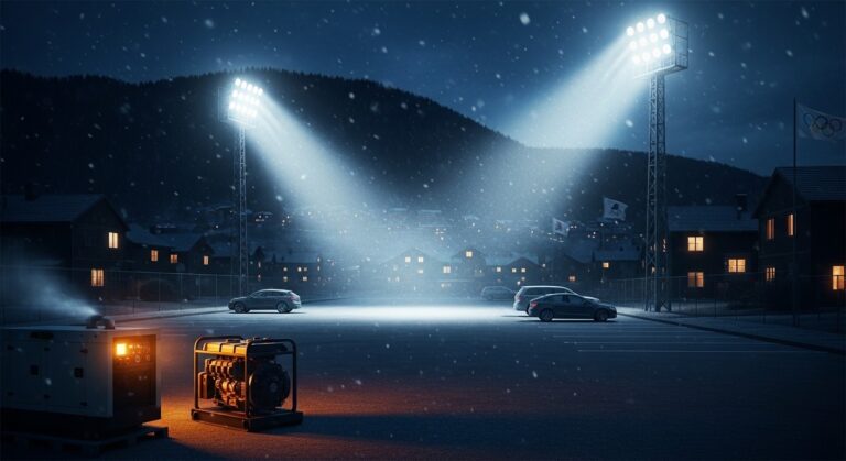 JO 2026 : Polémique sur les Lumières d’un Parking Olympique