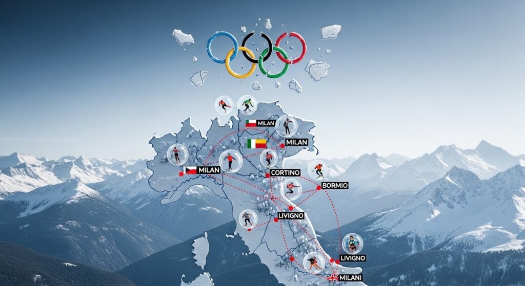 JO 2026 : Pourquoi les Sites Éclatés Créent une Drôle d&rsquo;Atmosphère