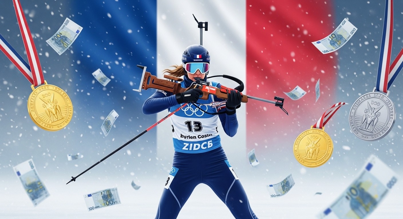 Découvrez le classement des primes olympiques aux JO d'hiver 2026 : Julia Simon en tête avec 280 000 €, grâce au biathlon dominant. Plus de 2 millions distribués !
