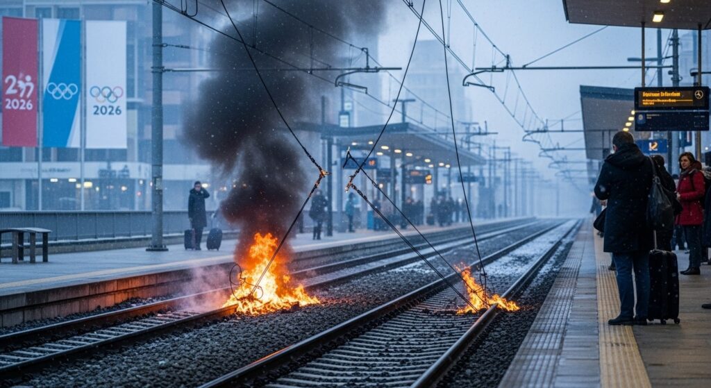 JO 2026 : Sabotages Graves sur le Réseau Ferroviaire Italien