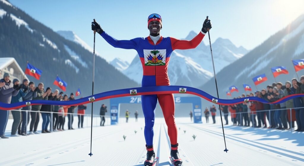 JO 2026 : Stevenson Savart, l&rsquo;Haïtien Géant du Ski de Fond