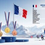 JO 2026 : Tableau Médailles 19 Février, France 4e
