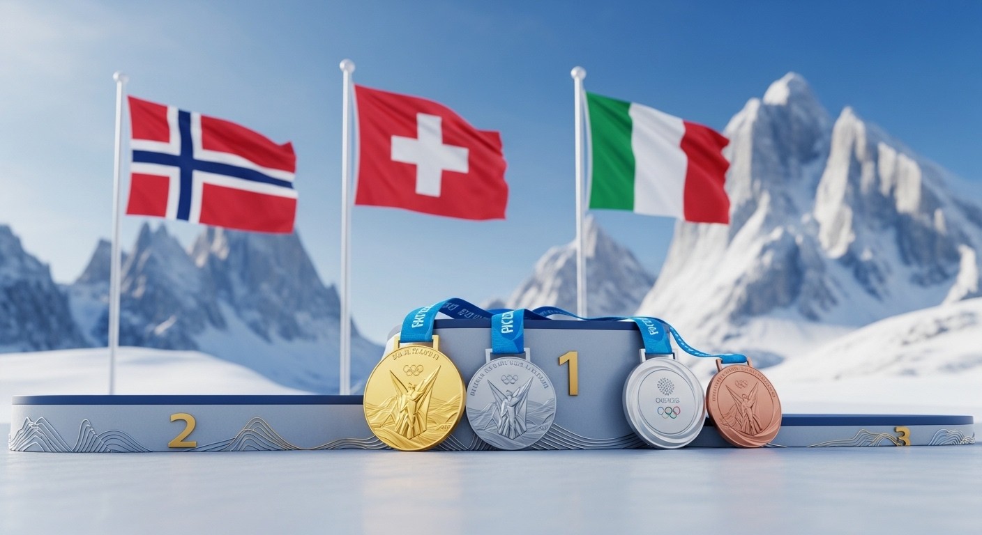Suivez le tableau des médailles des JO d'hiver 2026 Milan-Cortina en direct : Norvège en tête, performances France et surprises. Classement actualisé et analyses exclusives.