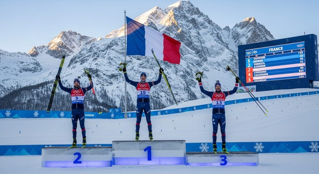 JO 2026 : Tableau Médailles Samedi 14 Février, France Top 5