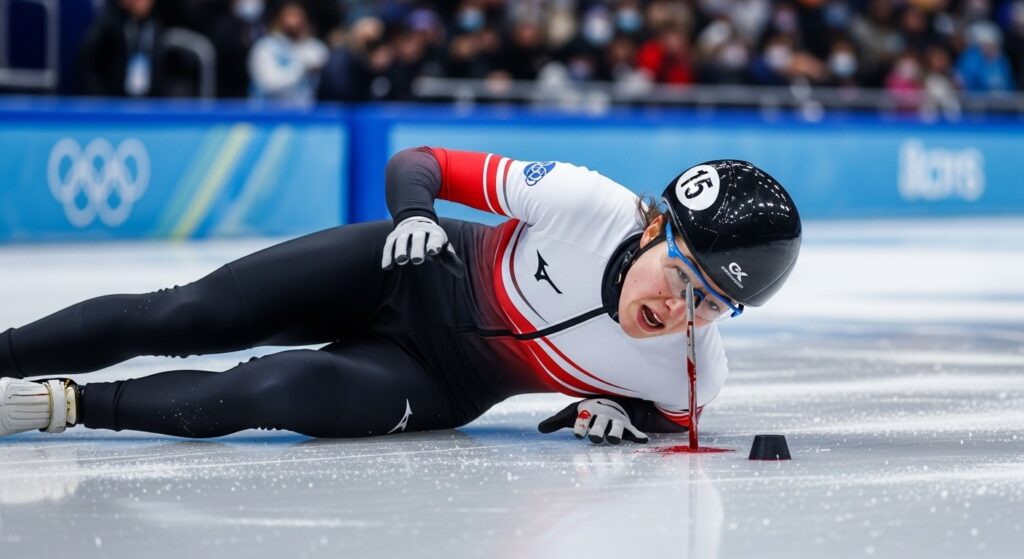 JO 2026 : Terrible Blessure au Visage pour Kamila Sellier en Short-Track
