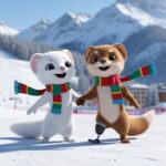 JO 2026 : Tina et Milo, les Hermines Mascottes de Milan-Cortina