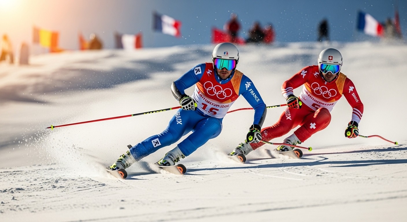 Découvrez l'heure, les chaînes TV, les dossards français et les enjeux du combiné par équipes masculin aux JO d'hiver 2026 à Milan-Cortina. Nouvelle épreuve excitante avec descente et slalom !