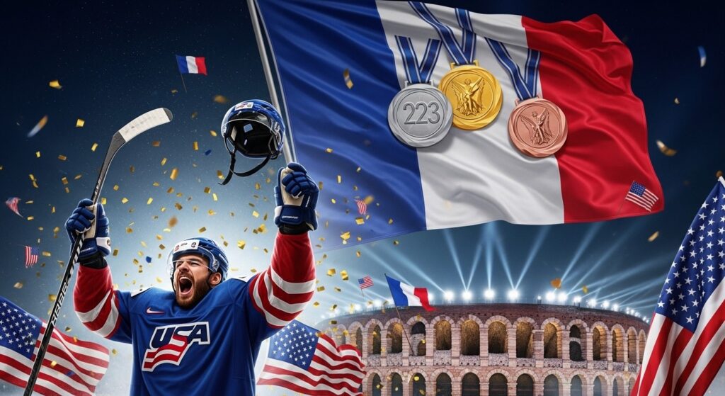 JO 2026 : USA sacrés en hockey, 23 médailles pour les Bleus