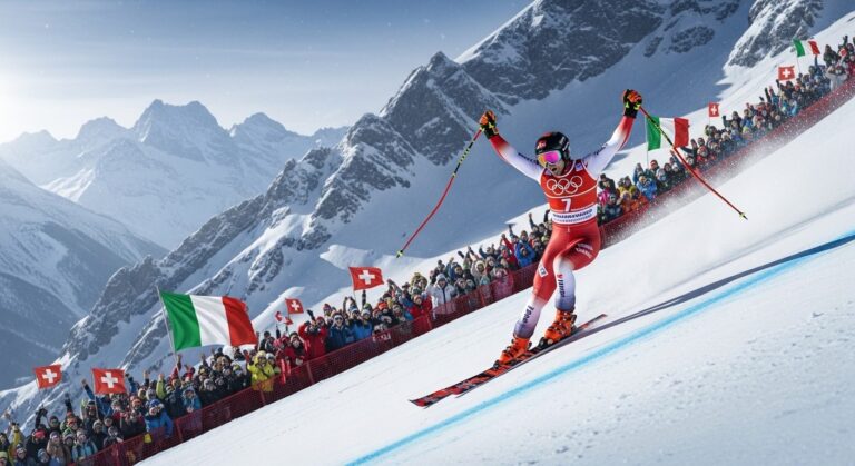 JO 2026 : Von Allmen sacré en descente, les Italiens brillent