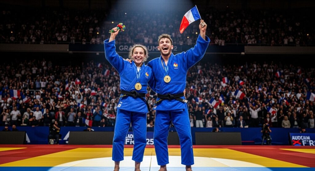Judo : Boukli et Cysique en Or au Grand Slam de Paris
