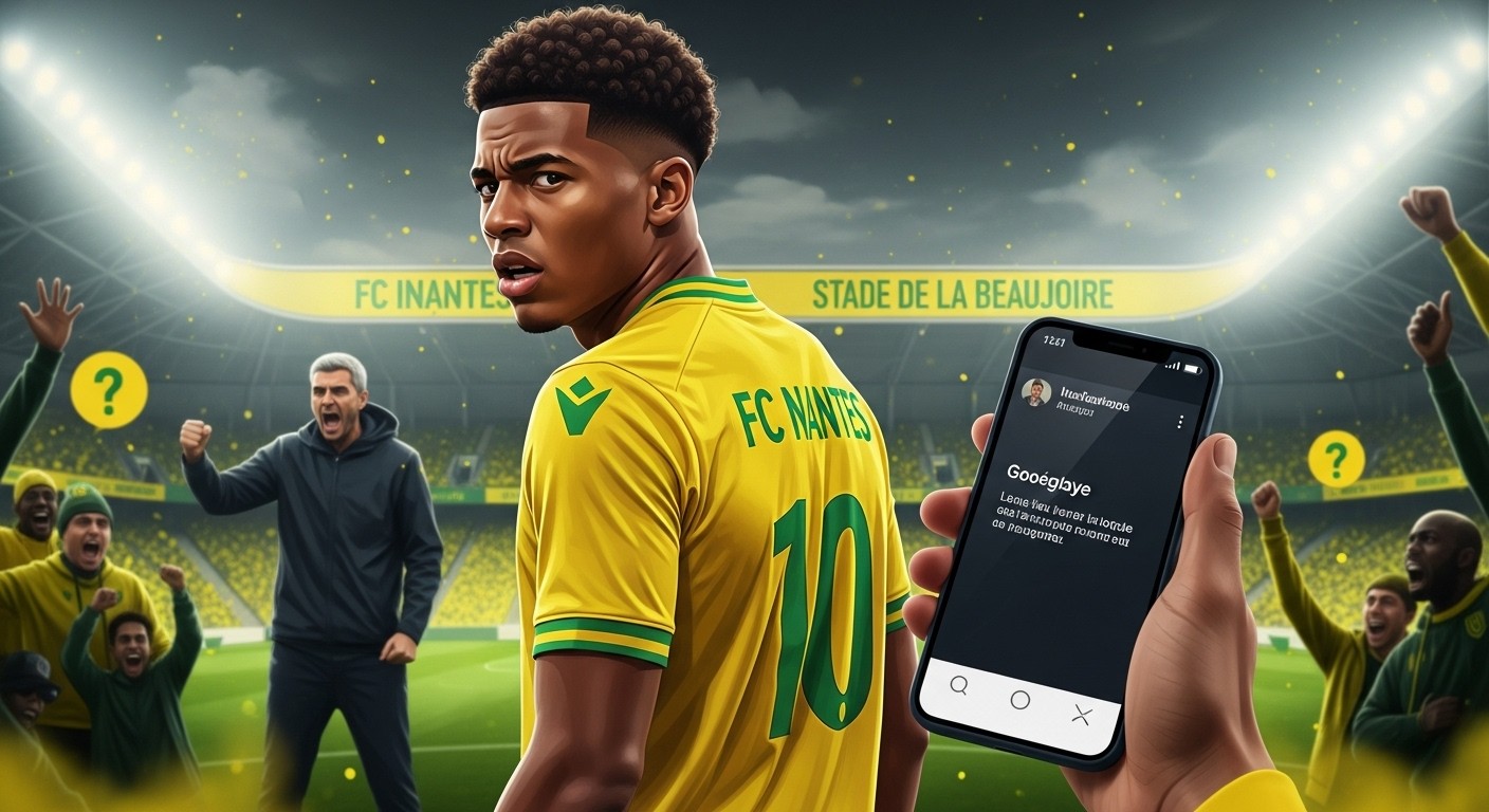 Découvrez le départ surprise de Junior Mwanga du FC Nantes annoncé sur Instagram alors que le club n'était pas informé. Réactions du coach et conséquences en Ligue 1.