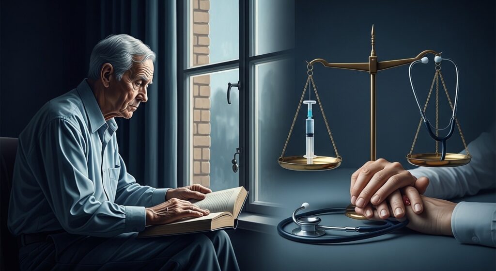 L’aide à Mourir : Régression Selon Houellebecq