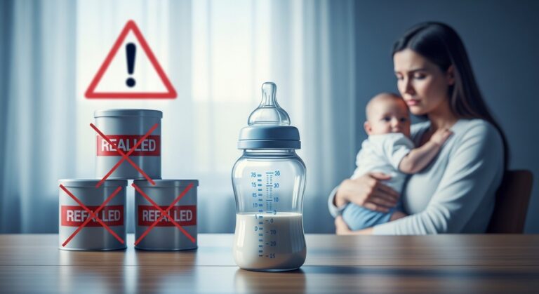 Laits Infantiles : Risque Faible Après Rappels Massifs