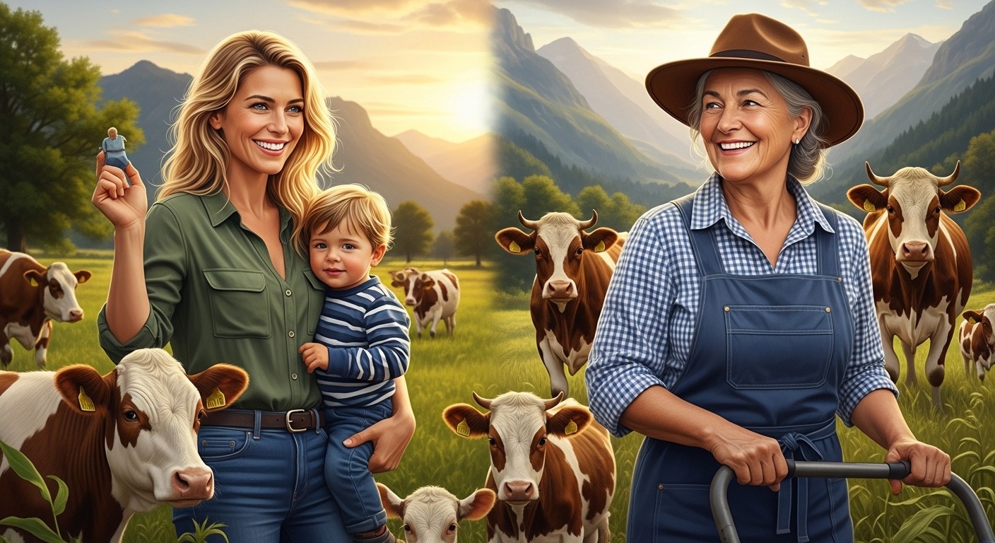 Découvrez les portraits émouvants de Justine et Marie-Christine dans L’Amour est dans le pré saison 21. Une jeune maman dynamique et une grand-mère pleine de vie cherchent l’amour authentique à la campagne.