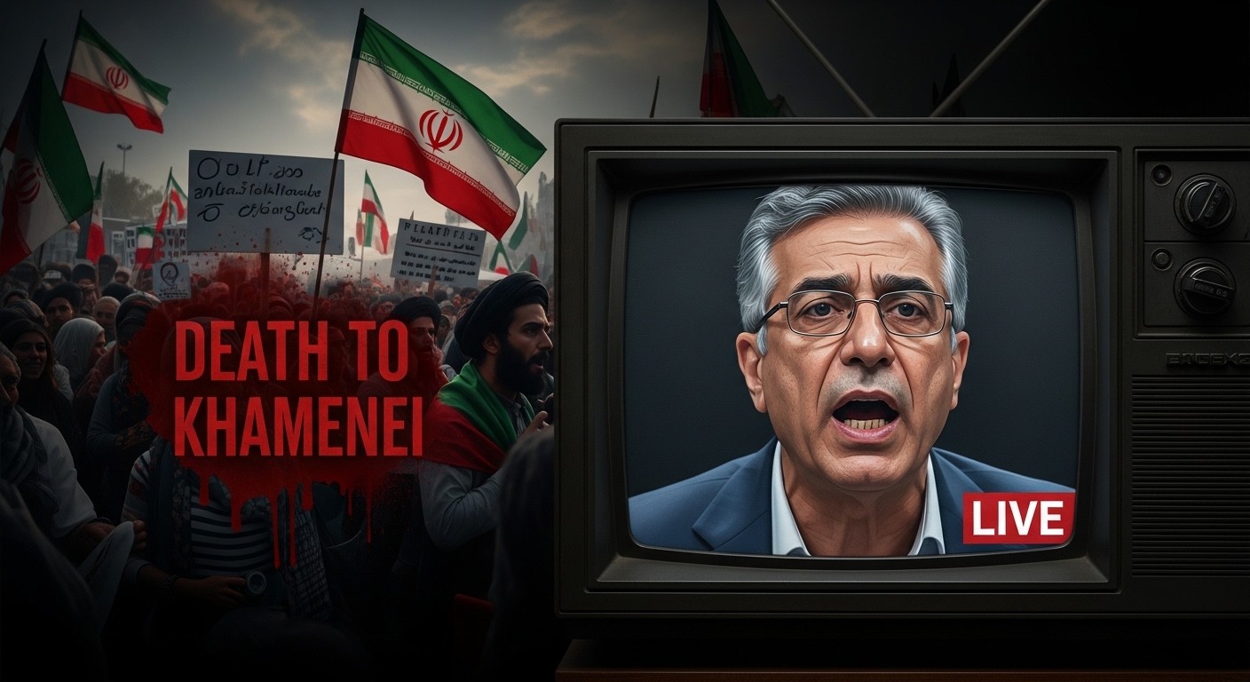 Un journaliste iranien lance par erreur "Mort à Khamenei" en direct lors des célébrations de la Révolution. Conséquences immédiates : limogeage du directeur. Décryptage d'un incident révélateur en 2026.