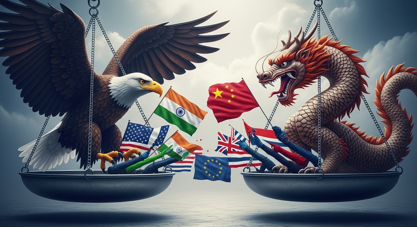 Dans un monde dominé par États-Unis et Chine, les puissances moyennes cherchent des alliances alternatives. L’accord Inde-UE illustre cette quête d’autonomie face aux pressions américaines. Analyse géopolitique et économique.