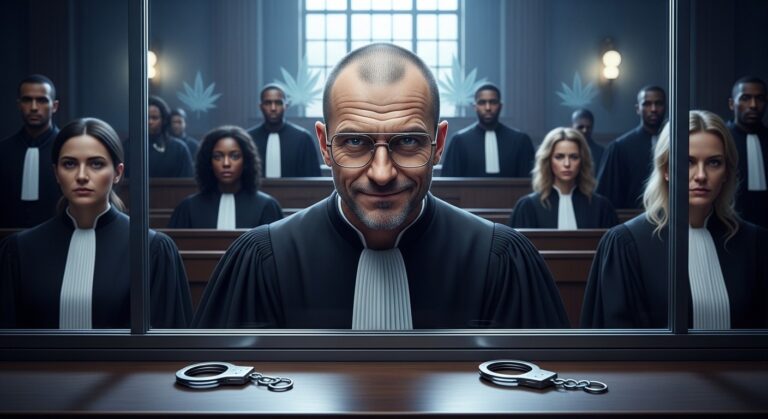 Le Chauve : Baron Cannabis Défie Justice À Son Procès