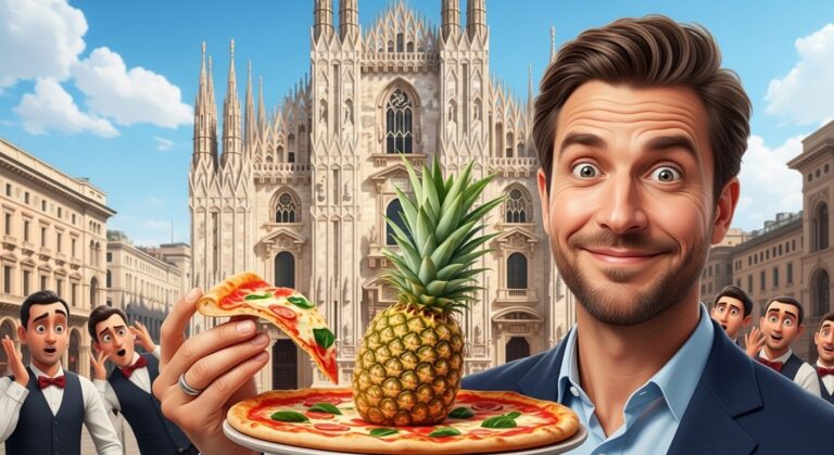 Le Défi Fou de l&rsquo;Ananas sur Pizza en Plein Cœur de l&rsquo;Italie