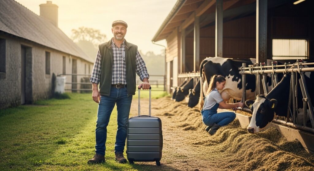 Les Agriculteurs Prennent Enfin des Vacances Grâce aux Remplaçants