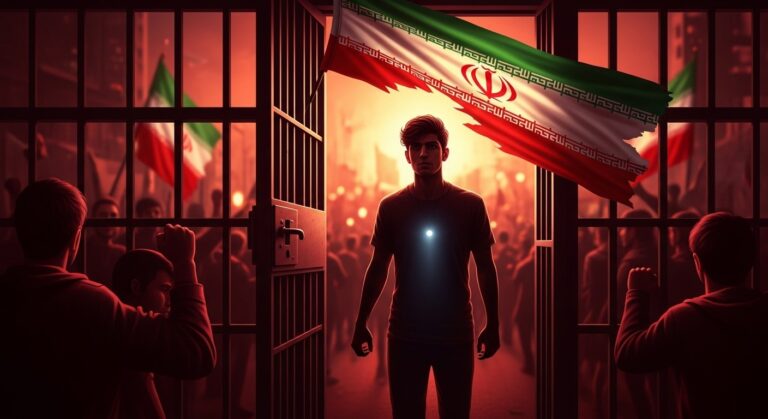 Libération d&rsquo;Erfan Soltani : un Souffle d&rsquo;Espoir au Cœur de la Répression en Iran