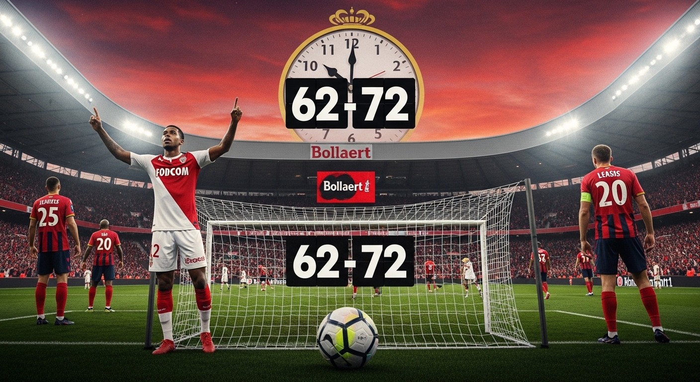 Monaco signe un comeback fou contre Lens (2-3) en 9 minutes ! Lens perd la tête, PSG reprend le leadership. Analyse complète du match choc qui bouleverse la course au titre en Ligue 1.