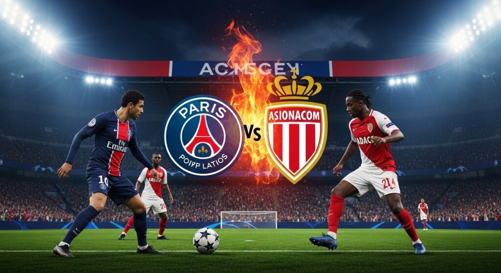 Ligue des Champions : PSG vs Monaco en Barrages Explosifs