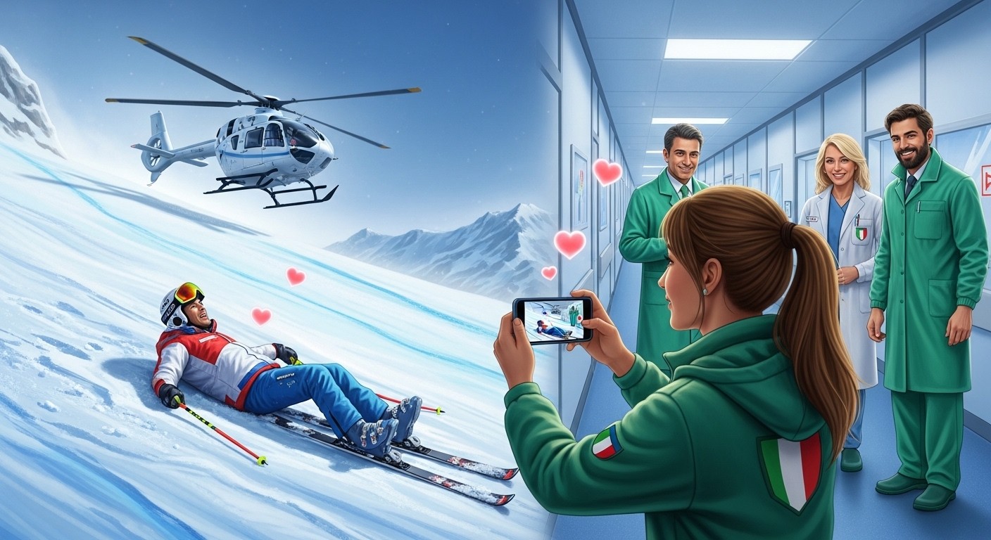 Découvrez comment la sœur de Lindsey Vonn transforme un drame olympique en humour : sa vidéo virale vantant la beauté des médecins italiens après la grave blessure de la skieuse aux JO 2026. Une histoire touchante et légère !
