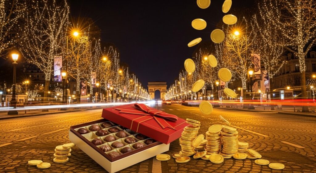 Lindt Condamné à 500 000 Euros : Les Illuminations des Champs-Élysées en Litige