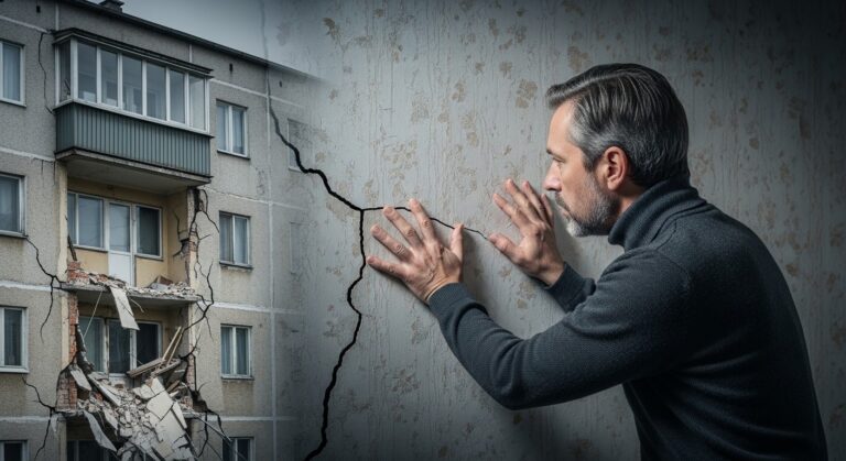 Locataire : Que Faire Face aux Fissures et Risques d&rsquo;Effondrement ?