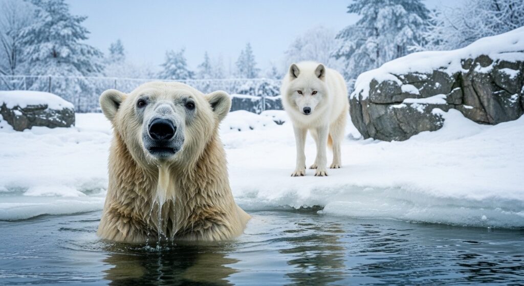 Lumigny Safari Reserve : Découvrez les Ours Polaires et Loups Arctiques