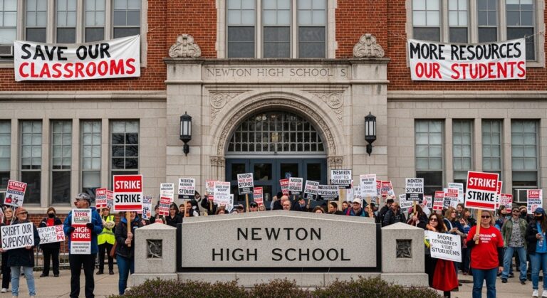Lycée Newton Clichy en Grève : Baisse des Moyens Inacceptable