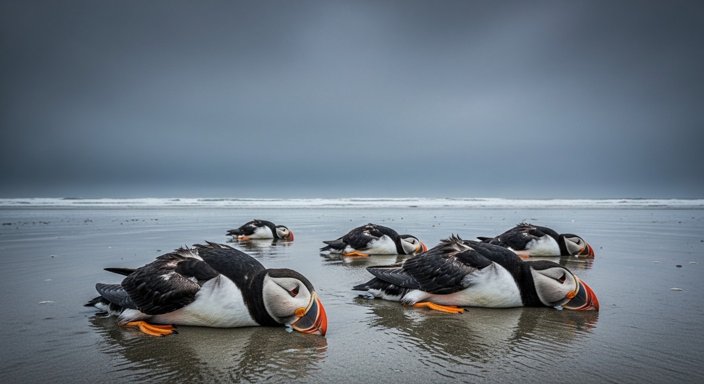 Découvrez pourquoi des centaines de macareux moines s'échouent morts sur les plages de Bretagne. Tempêtes, famine et dérèglement climatique expliquent cette tragédie écologique qui alarme les spécialistes.