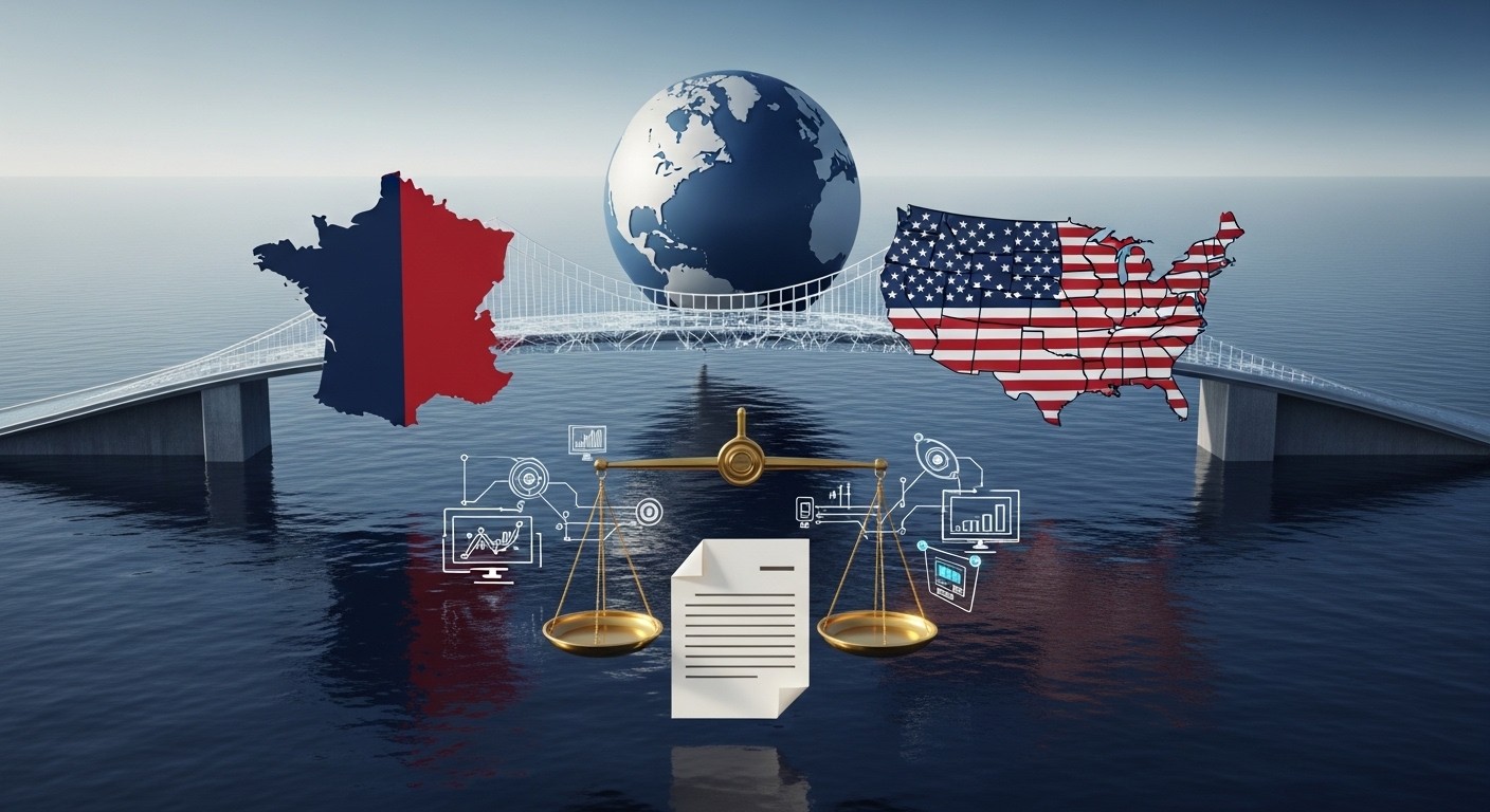 Emmanuel Macron interpelle Donald Trump pour lever les sanctions américaines visant Thierry Breton et le juge Nicolas Guillou. Une lettre diplomatique qui révèle les tensions transatlantiques sur la souveraineté européenne et l'indépendance judiciaire.