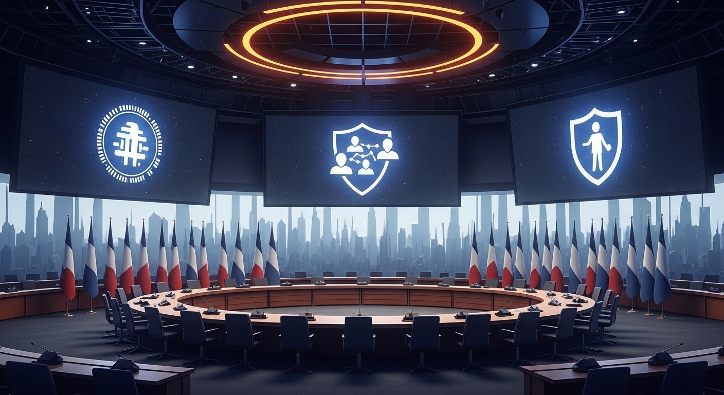 Emmanuel Macron veut persuader Donald Trump de réguler l'IA et protéger les enfants sur les réseaux sociaux. Décryptage des enjeux au sommet de New Delhi et des divergences transatlantiques.