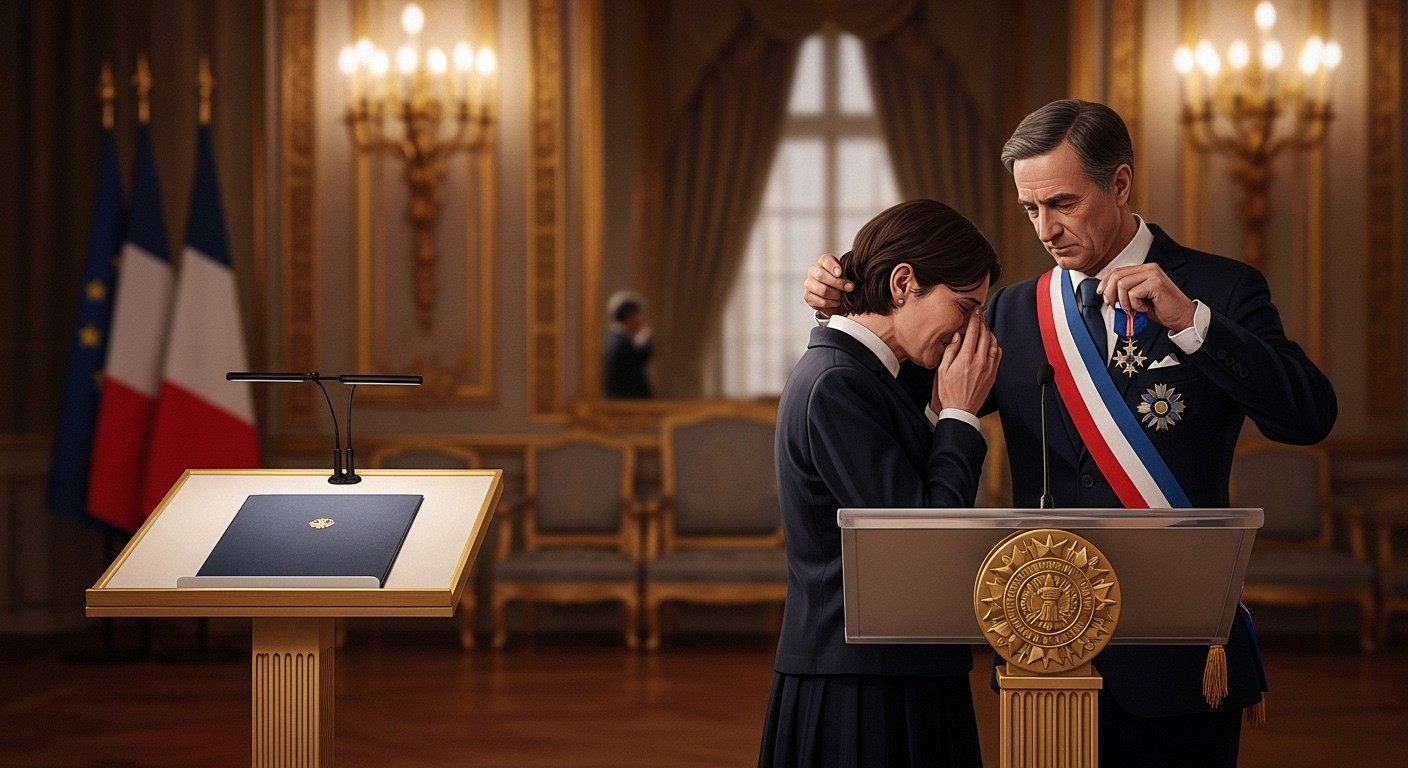 Emmanuel Macron remet la Légion d’honneur à ses proches et dresse un bilan personnel de dix ans de présidence lors d’une cérémonie émouvante à l’Élysée. Décryptage.