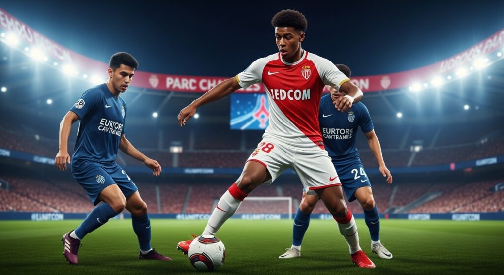 Maghnes Akliouche : Étoile Brillante dans l&rsquo;Échec Monégasque face au PSG