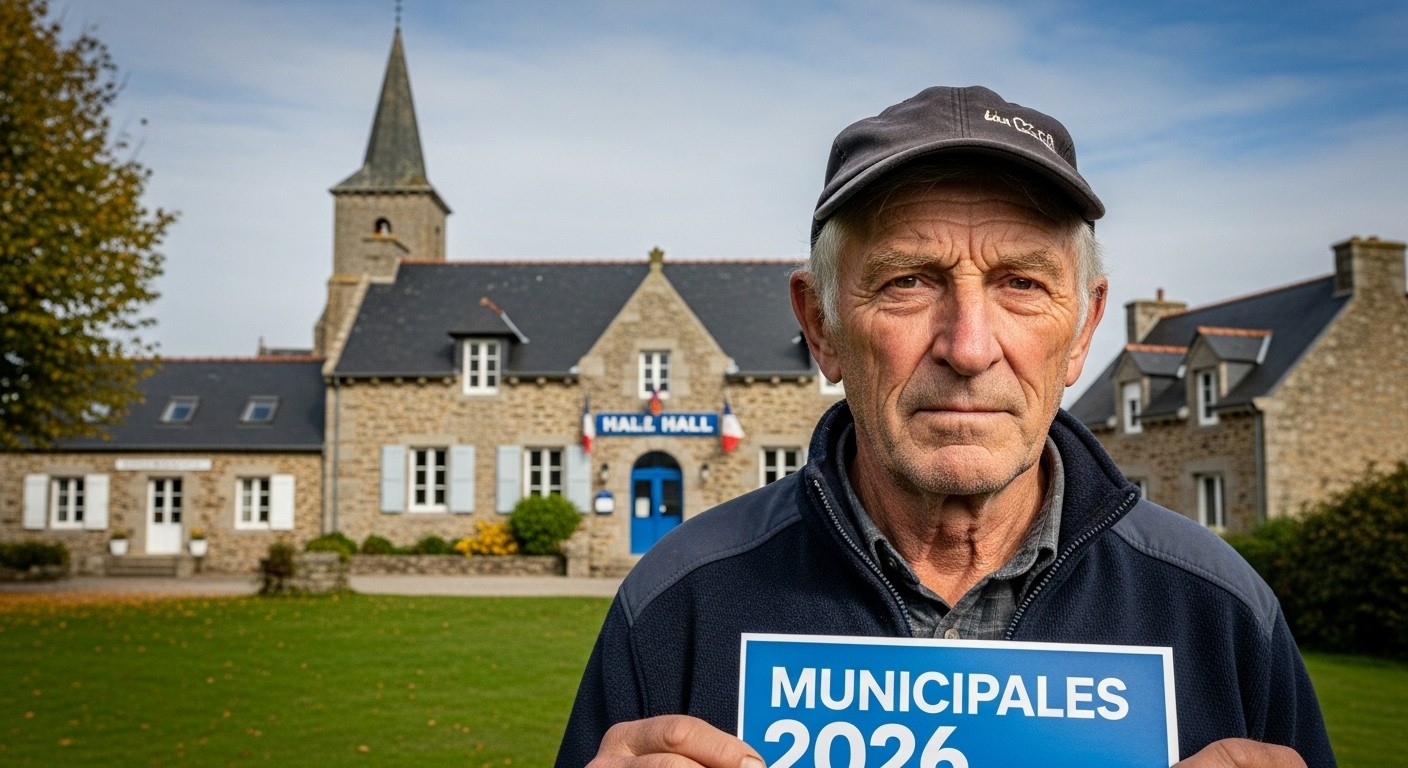 Dans un petit village breton, un ex-maire de 62 ans qui avait claqué la porte en 2024 se représente faute de candidat. Une histoire touchante de devoir et de ruralité.