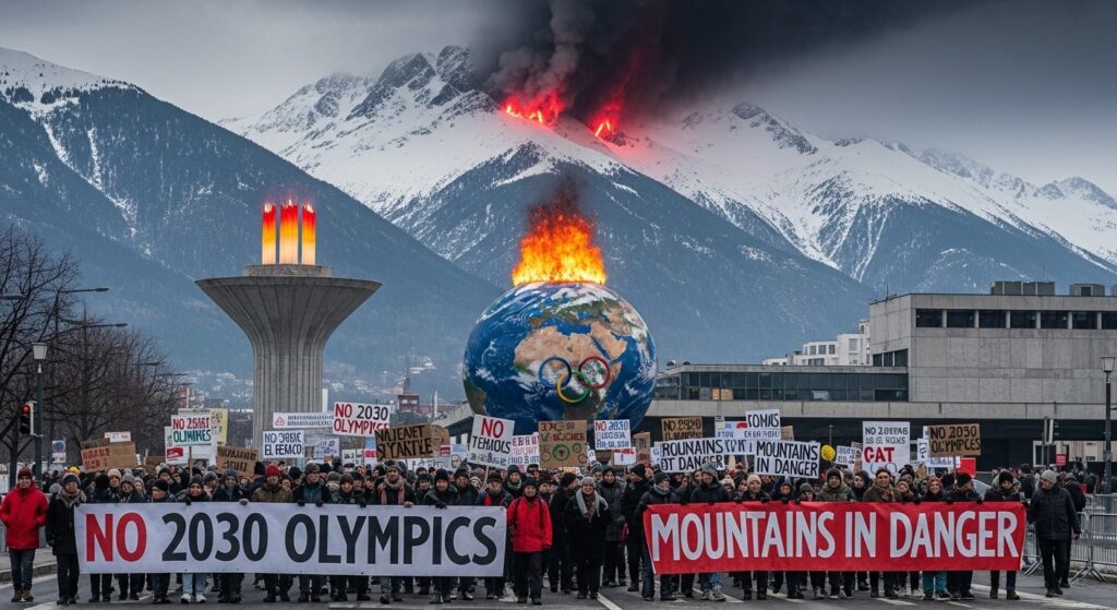 Manifestation à Grenoble Contre les JO 2030 : Un Gâchis ?